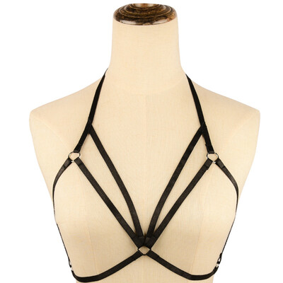 Women Elastic Bandage Bust Bundled SM Cosplay Halter Open Bra Soild Color Erotic Underwear
Women Elastic Bandage Bust Bundled SM Cosplay Halter Open Bra Soild Color Erotic Underwear