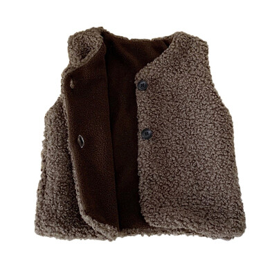 Winter Children Girls Cute Warm Thick Faux Fur Vest Jacket Solid Color Round Collar Tops Outwears
Winter Children Girls Cute Warm Thick Faux Fur Vest Jacket Solid Color Round Collar Tops Outwears