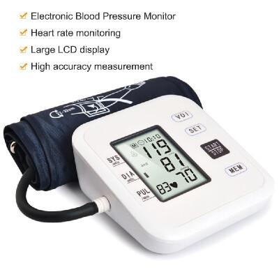 Upper Arm Style Automatic Electronic Blood Pressure Monitor with Large LCD Display Digital Intelligent Blood Pressure Meter Measur
Upper Arm Style Automatic Electronic Blood Pressure Monitor with Large LCD Display Digital Intelligent Blood Pressure Meter Measur