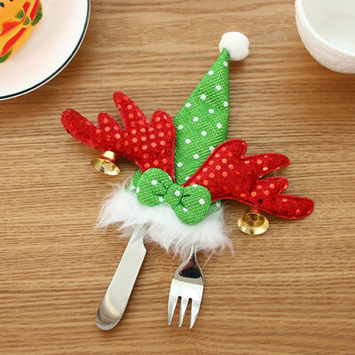 Gobestart Christmas Tree Ornament Dinnerware Cover Candy bags Xmas Fork Tableware BagA
Gobestart Christmas Tree Ornament Dinnerware Cover Candy bags Xmas Fork Tableware BagA