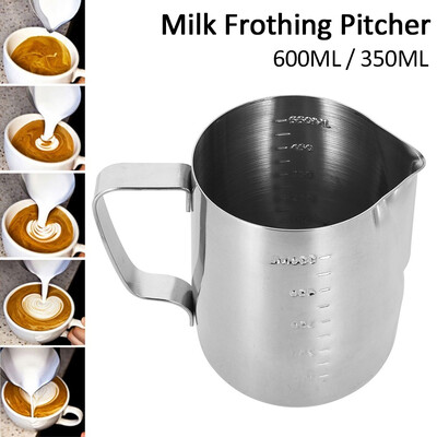 Willstar 600350ml Stainless Steel Milk Foam Jug Coffee Mug Craft Coffee Mug Milk Coffee Milk Foam Pot
Willstar 600350ml Stainless Steel Milk Foam Jug Coffee Mug Craft Coffee Mug Milk Coffee Milk Foam Pot