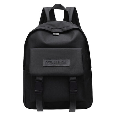 Large Capacity Waterproof Nylon School Bag Solid Color double buckle Backpack Travel Teenage Backpack bag male bagpack mochila
Large Capacity Waterproof Nylon School Bag Solid Color double buckle Backpack Travel Teenage Backpack bag male bagpack mochila