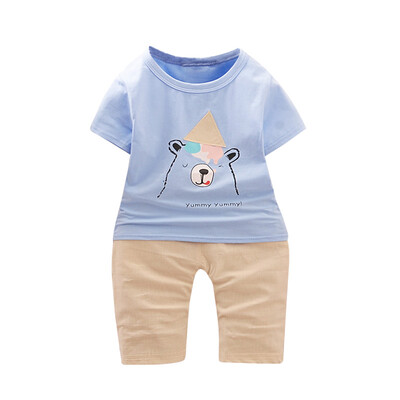 Baby Kid Boy Girl Clothes Summe Boy Girl Clothing Set Cartoon Bear Short Sleeve ShirtShorts 2PCs Kids Boy Clothes Set
Baby Kid Boy Girl Clothes Summe Boy Girl Clothing Set Cartoon Bear Short Sleeve ShirtShorts 2PCs Kids Boy Clothes Set