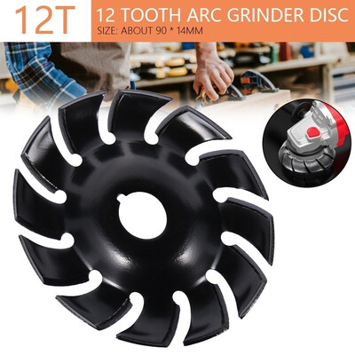 Practical Wood Carving Disc 12-tooth Arc Grinder Disc 90mm Angle Grinder Woodworking Root Milling Cutter
Practical Wood Carving Disc 12-tooth Arc Grinder Disc 90mm Angle Grinder Woodworking Root Milling Cutter