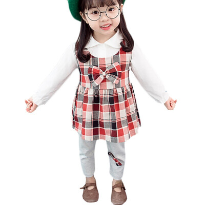 Kids Baby Girls Clothes Cute Long Sleeve Blouse Tops Plaid Dress Pants Leggings 3Pcs Outfits Sets
Kids Baby Girls Clothes Cute Long Sleeve Blouse Tops Plaid Dress Pants Leggings 3Pcs Outfits Sets