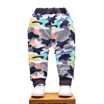 New Autumn Spring Boys Grils Pants Children Boys Camouflage Pants Kids Casual Long Trousers Baby Boy Clothing