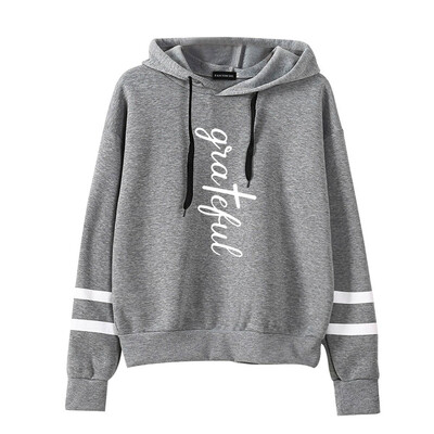 Women Casual Stripe Long Sleeve Hoodie Pullovers Hoody Grateful Letter Printed Hooded Hoody Sweatshirt Tops
Women Casual Stripe Long Sleeve Hoodie Pullovers Hoody Grateful Letter Printed Hooded Hoody Sweatshirt Tops