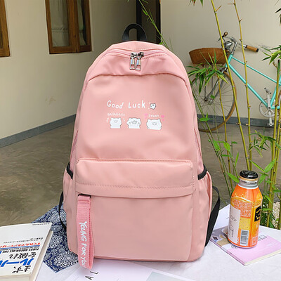 Tailored Fashion Women Nylon Solid Color Capacity Student Backpack Travel Couple Bag
Tailored Fashion Women Nylon Solid Color Capacity Student Backpack Travel Couple Bag