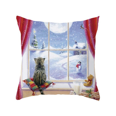 Christmas Deer Snowman Pattern Cotton Linen Throw Pillow Case Cover Home Decorative Home Room Pillowcase
Christmas Deer Snowman Pattern Cotton Linen Throw Pillow Case Cover Home Decorative Home Room Pillowcase