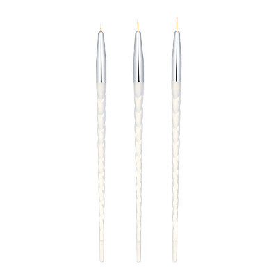 3pcs Nail Art Brushes Liner Tools Drawing Line Pen UV Gel Painting Acrylic Nail Brush Pen
3pcs Nail Art Brushes Liner Tools Drawing Line Pen UV Gel Painting Acrylic Nail Brush Pen
