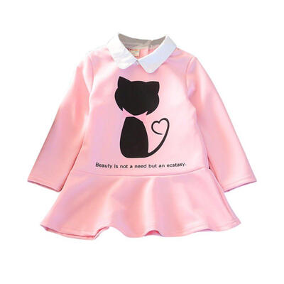 New Arrived Girls Autumn Spring Clothes Children Cartoon Cat Dress Baby Girl Princess Cotton Long Sleeve Dress
New Arrived Girls Autumn Spring Clothes Children Cartoon Cat Dress Baby Girl Princess Cotton Long Sleeve Dress