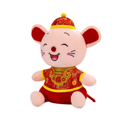 2020 Year of the Rat Mascot Plush Toy Fortuna Mouse Plush Toy Ttuffed doll Zodiac Chinese New Year Fortune Mouse Home Decor Chr
2020 Year of the Rat Mascot Plush Toy Fortuna Mouse Plush Toy Ttuffed doll Zodiac Chinese New Year Fortune Mouse Home Decor Chr