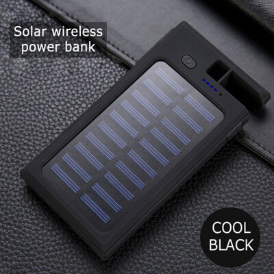 20000mAh Wireless Solar Power Bank 2 USB LED Portable Waterproof Battery Charger with Phone Holder
20000mAh Wireless Solar Power Bank 2 USB LED Portable Waterproof Battery Charger with Phone Holder