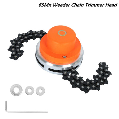 NEW 65Mn Weeder Chain Trimmer Head Portable Home Lawn Mower Machine Accessories Garden Toolswrench&gaskets
NEW 65Mn Weeder Chain Trimmer Head Portable Home Lawn Mower Machine Accessories Garden Toolswrench&gaskets