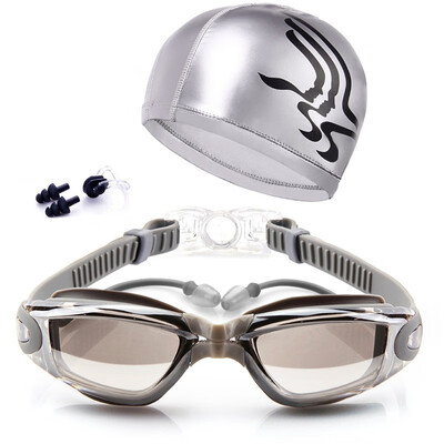 Swimming Goggles With HatEar PlugNose Clip Waterproof Swim Glasses Anti-fog UV Professional Sport Swim Eyewear Suit Multi
Swimming Goggles With HatEar PlugNose Clip Waterproof Swim Glasses Anti-fog UV Professional Sport Swim Eyewear Suit Multi