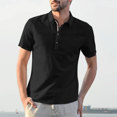Toponeto Mens Baggy Cotton Linen Solid Short Sleeve Button Turn-down Collar Shirts Tops
Toponeto Mens Baggy Cotton Linen Solid Short Sleeve Button Turn-down Collar Shirts Tops