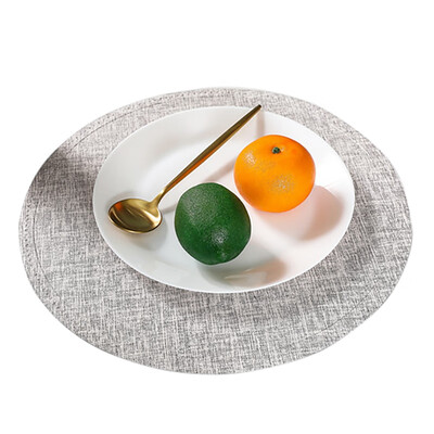 Round Shape Solid Color PU Western Food Mat Heat Waterproof Oil proof Insulation Decorative Table Mat Coasters
Round Shape Solid Color PU Western Food Mat Heat Waterproof Oil proof Insulation Decorative Table Mat Coasters