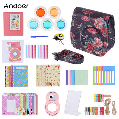 Andoer 14 in 1 Accessories Kit for Fujifilm Instax Mini 9888s with Camera CaseStrapStickerSelfie Lens5Colored FilterAlbu
Andoer 14 in 1 Accessories Kit for Fujifilm Instax Mini 9888s with Camera CaseStrapStickerSelfie Lens5Colored FilterAlbu