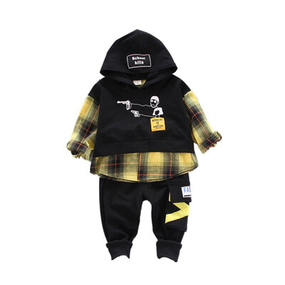 Spring Autumn Casual Baby Boy Cartoon Printing Long Sleeve Top And Trousers Kids Two-piece Outfit Sets
Spring Autumn Casual Baby Boy Cartoon Printing Long Sleeve Top And Trousers Kids Two-piece Outfit Sets