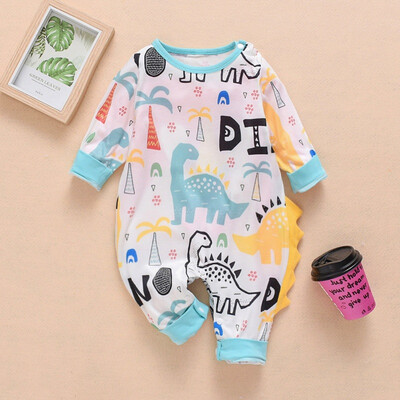 Autumn Toddler Infant Baby Girls Boys Long Sleeve Cartoon Dinosaur Print Rompers Kids Casual Baby Girl Boys Jumpsuit
Autumn Toddler Infant Baby Girls Boys Long Sleeve Cartoon Dinosaur Print Rompers Kids Casual Baby Girl Boys Jumpsuit