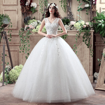 2019 New Wholesale Wedding Dress Elegant Sleeveless Appliques Wedding Gown Cheap Ball Gown Bridal Dress Made China
2019 New Wholesale Wedding Dress Elegant Sleeveless Appliques Wedding Gown Cheap Ball Gown Bridal Dress Made China
