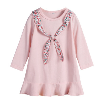New Baby Girls Autumn Warm Solid Pattern Patchwork Dress High Quality Kids Children Long Sleeve Soft Cotton Cute Clothing Dress
New Baby Girls Autumn Warm Solid Pattern Patchwork Dress High Quality Kids Children Long Sleeve Soft Cotton Cute Clothing Dress