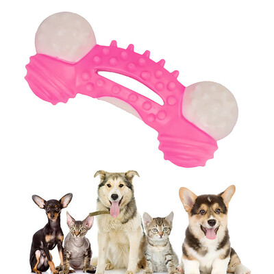 Gobestart Pet Dog Bone Resistant To Bite Toy Dog Chew Food Bone Gnawing Teeth Pet Toys