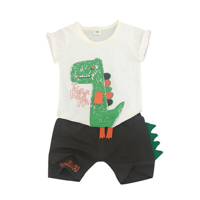 Summer Baby Boys Short Sleeve Cartoon Dinosaur Print Tops Blouse Irregular T-shirtShorts Casual Outfits Sets
Summer Baby Boys Short Sleeve Cartoon Dinosaur Print Tops Blouse Irregular T-shirtShorts Casual Outfits Sets