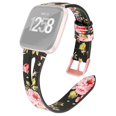〖Follure〗Floral Print Leather Wrist Watch Strap Band Watch Film For Fitbit versa Lite
〖Follure〗Floral Print Leather Wrist Watch Strap Band Watch Film For Fitbit versa Lite