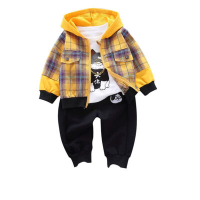 Spring Autumn Casual Baby Boy Cartoon Printing Long Sleeve Top And Trousers Kids Two-piece Outfit Sets
Spring Autumn Casual Baby Boy Cartoon Printing Long Sleeve Top And Trousers Kids Two-piece Outfit Sets