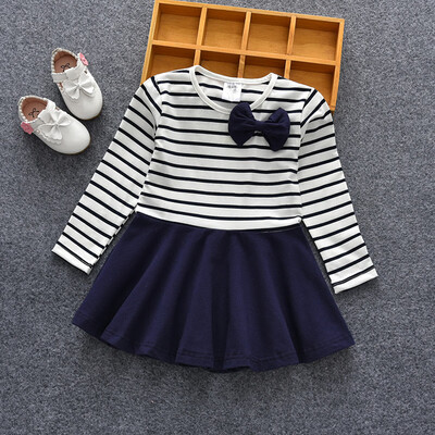 Autumn Girls Dress 3Y-8Y Long Sleeve Striped Patchwork Dress Casual Pageant Kids Baby Girl Princess Dresses European American
Autumn Girls Dress 3Y-8Y Long Sleeve Striped Patchwork Dress Casual Pageant Kids Baby Girl Princess Dresses European American