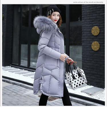 Cotton womens long section thick winter clothing new jacket jacket large fur collar down jacket
Cotton womens long section thick winter clothing new jacket jacket large fur collar down jacket