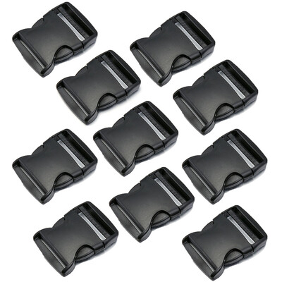 Quick Side Release Buckle Clips - 25mm - Black Plastic - 10pcs Backpack Bag Clip
Quick Side Release Buckle Clips - 25mm - Black Plastic - 10pcs Backpack Bag Clip