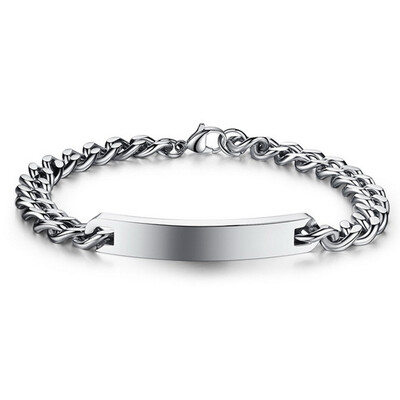 Top Quality 316L Stainless Steel Couples Lovers Link Chain Bracelet Never Fade Punk Style Bangle Unisex wristband
Top Quality 316L Stainless Steel Couples Lovers Link Chain Bracelet Never Fade Punk Style Bangle Unisex wristband