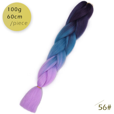 AISI HAIR Ombre Kanekalon Braiding Hair Extensions 24inch 100g Synthetic Jumbo Braids Hair Fiber Pink Purple Blue Green 1pce
AISI HAIR Ombre Kanekalon Braiding Hair Extensions 24inch 100g Synthetic Jumbo Braids Hair Fiber Pink Purple Blue Green 1pce