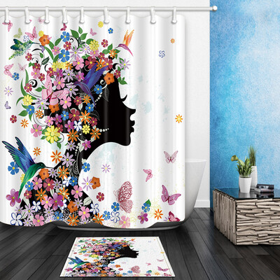 71 X 71 Inch digital printing Anti Bacterial Waterproof Polyester Shower Curtain set
71 X 71 Inch digital printing Anti Bacterial Waterproof Polyester Shower Curtain set