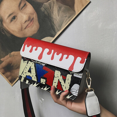 DALFR Leather Shoulder Bag Women Pu Colorful Spray Painting Crossbody Bags for Women Designer Bags Famous Brand Women Bags 2017
DALFR Leather Shoulder Bag Women Pu Colorful Spray Painting Crossbody Bags for Women Designer Bags Famous Brand Women Bags 2017