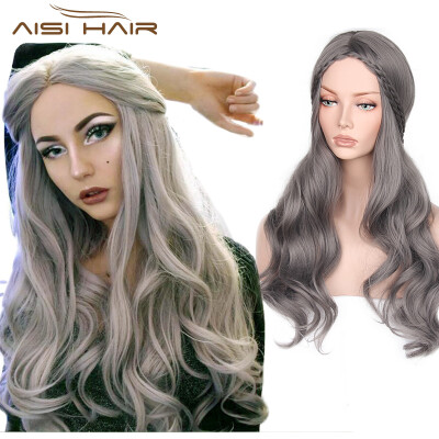 AISI HAIR Synthetic Long Grey Black Wavy Cosplay Wigs For Women Festival With Heat Resistant
AISI HAIR Synthetic Long Grey Black Wavy Cosplay Wigs For Women Festival With Heat Resistant