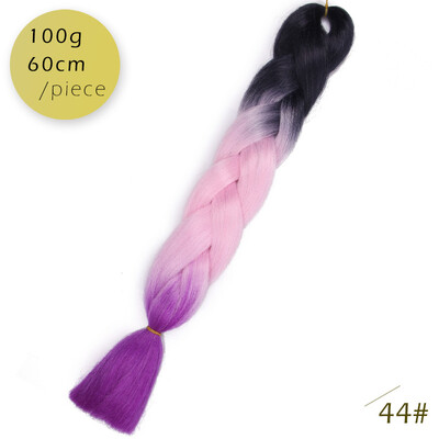 AISI HAIR Ombre Kanekalon Braiding Hair Extensions 24inch 100g Synthetic Jumbo Braids Hair Fiber Pink Purple Blue Green 1pce
AISI HAIR Ombre Kanekalon Braiding Hair Extensions 24inch 100g Synthetic Jumbo Braids Hair Fiber Pink Purple Blue Green 1pce