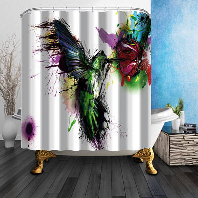 71 X 71 Inch digital printing Anti Bacterial Waterproof Polyester Shower Curtain set
71 X 71 Inch digital printing Anti Bacterial Waterproof Polyester Shower Curtain set