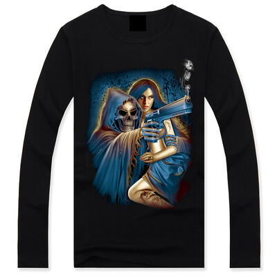 Mens Black 3D Graphics Printed Rock Skull Pattern Long Sleeve T-Shirt Top Tee Shirt M-XXXL Evil Girl
Mens Black 3D Graphics Printed Rock Skull Pattern Long Sleeve T-Shirt Top Tee Shirt M-XXXL Evil Girl