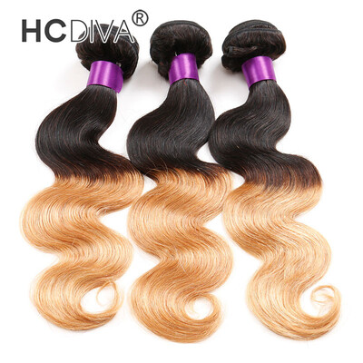 HCDIVA Brazilian Ombre Hair Body Wave 3 Bundles Virgin Hair Unprocessed Virgin Human Hair Weave T1B27 honey blonde
HCDIVA Brazilian Ombre Hair Body Wave 3 Bundles Virgin Hair Unprocessed Virgin Human Hair Weave T1B27 honey blonde