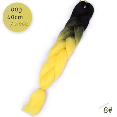AISI HAIR 100g / pcs 24inch Kanekalon гигантский косы Волосыломбер Две тонныЦветные синтетические волосы для кукол Вязание крю
AISI HAIR 100g / pcs 24inch Kanekalon гигантский косы Волосыломбер Две тонныЦветные синтетические волосы для кукол Вязание крю
