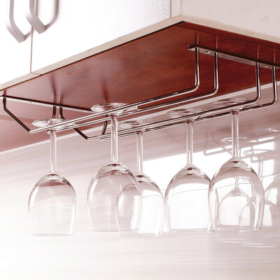 Ou Runzhe cup holder stainless steel double row design high red wine glass hanging hanging cup holder 45cm
Ou Runzhe cup holder stainless steel double row design high red wine glass hanging hanging cup holder 45cm