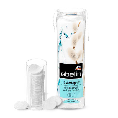 Ebelin Cleansing Cotton Iberin Cotton Cotton Soft Skin-Friendly Non-Dropping Double-sided 70 Piece Germany Imported
Ebelin Cleansing Cotton Iberin Cotton Cotton Soft Skin-Friendly Non-Dropping Double-sided 70 Piece Germany Imported