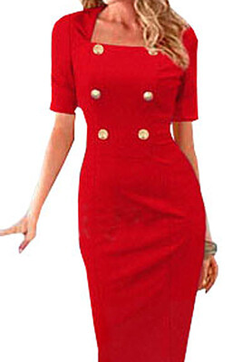 Lovaru ™new 2015 women summer dress Elegant Lapel knee-length Evening Party Midi Dress Fashion contracted professional style
Lovaru ™new 2015 women summer dress Elegant Lapel knee-length Evening Party Midi Dress Fashion contracted professional style