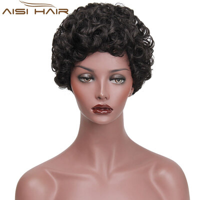 AISI HAIR Synthetic Short Pixie Cut Wigs for Black Women Curly Hair With Bangs Hairstyle
AISI HAIR Synthetic Short Pixie Cut Wigs for Black Women Curly Hair With Bangs Hairstyle