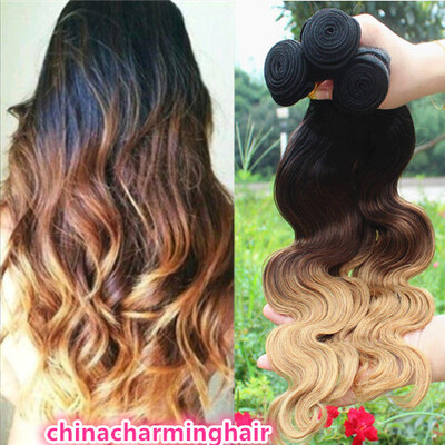 Body Wave Bundles 3 Tone Ombre Расширения для укладки человеческих волос 3 комплекта Сделки 1B / 4/27 Цветные волосы
Body Wave Bundles 3 Tone Ombre Расширения для укладки человеческих волос 3 комплекта Сделки 1B / 4/27 Цветные волосы