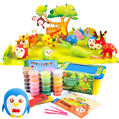 Penguin 36 colors ultra-light clay clay plasticine toy Children's Day gift 36 color box creative + enlightenment set
Penguin 36 colors ultra-light clay clay plasticine toy Children's Day gift 36 color box creative + enlightenment set