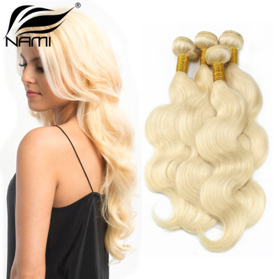 Nami Hair Pure Color #613 Blonde Brazilian Human Body Wave Hair Extensions 4Pcs/lot 10"-28" Hair Weave Free Shipping
Nami Hair Pure Color #613 Blonde Brazilian Human Body Wave Hair Extensions 4Pcs/lot 10"-28" Hair Weave Free Shipping